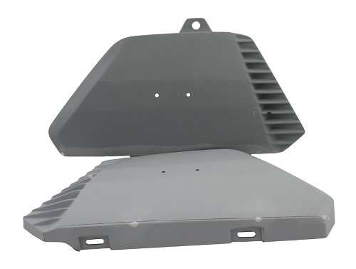 Moto Guzzi Side cover kit, with grill, gfk - V35, V50, V65