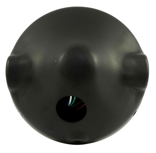 Headlight H4 Classic black body, 200mm