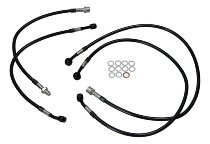 Spiegler Brake hose kit Moto Guzzi 850 LeMans 1, 4 pieces,