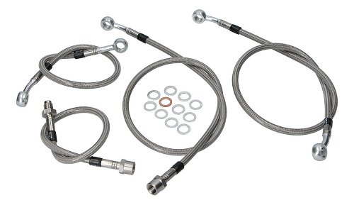 Spiegler Brake hose kit Moto Guzzi 850 LeMans 1, 4 pieces,