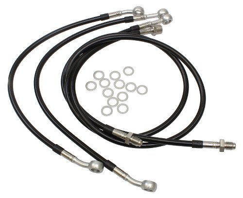 Spiegler Brake hose kit Moto Guzzi LeMans 4 85-88, 4 pieces,