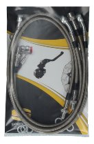 Spiegler Brake hose kit, 4 parts w/o shrink hose, silver -