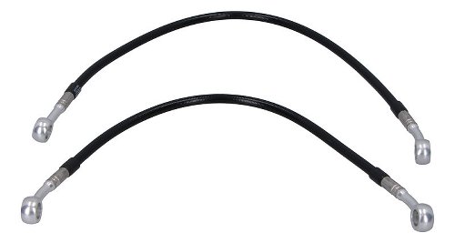 Spiegler Brake hose kit  4 parts with shrink hose black,