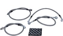 Spiegler Brake hose kit Moto Guzzi V50 Custom 4 pieces,