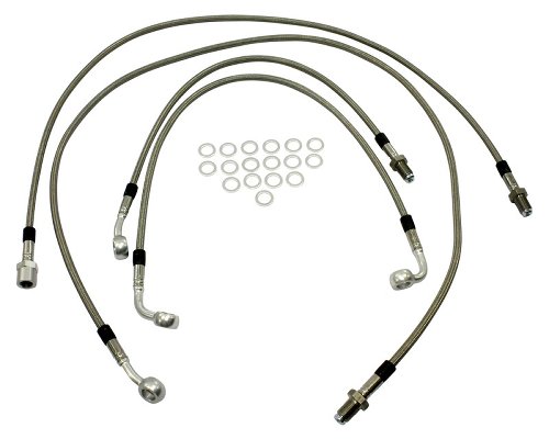 Spiegler Steel flex cable kit 4 pieces, w/o shrink hose,