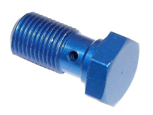 Spiegler vis creuse alu courte M10x1.25 bleue