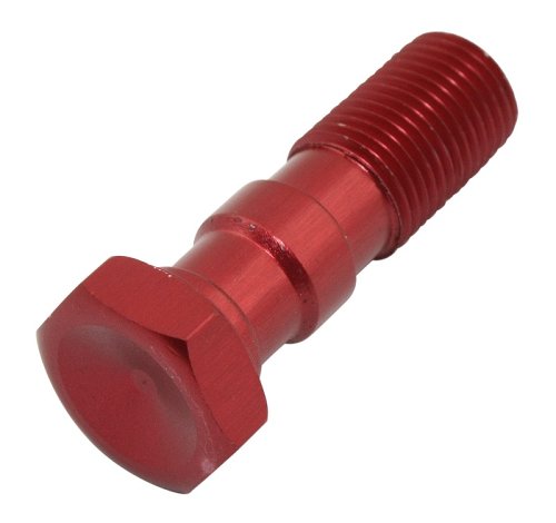 Spiegler Double banjo bolt M10x1 - aluminium / red