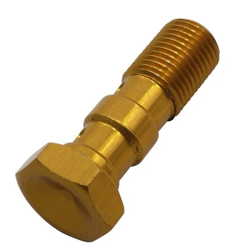 Spiegler Double banjo bolt M10x1 alu - gold