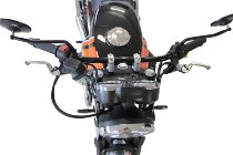 Moto Guzzi Set maneta freno/embrg. hasta titanio/ngro. - V7