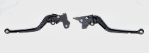 Moto Guzzi Brake-clutch lever kit, long, black, black - V7