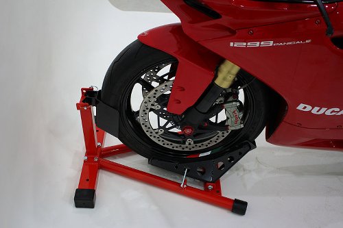 SD-TEC Motorradwippe Linea rossa 17-21 Zoll, verstellbar,