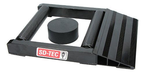 SD-TEC pedana a rulli ruota posteriore Linea nero universale