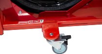 SD-TEC riel de maniobra de moto, con basculante, rojo