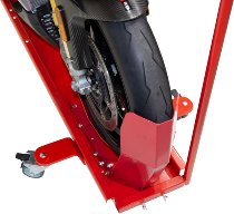 SD-TEC riel de maniobra de moto, con basculante, rojo