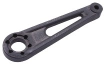 Tarozzi sparepart lever arm brake lever/shift lever, black