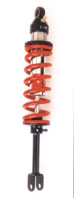 Bitubo Shock absorber kit, red, with homologation - Moto