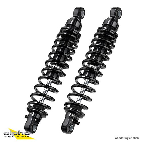 Bitubo Shock absorber kit black with homologation - Moto