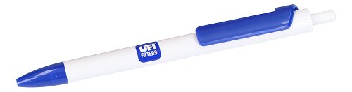 UFI Kugelschreiber/Pen, blau-weiss