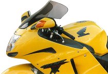 MRA fairing screen, form T, black, with homologation - Honda