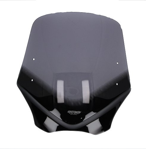 MRA Windscreen V-Flow, grey, with homologation - Aprilia