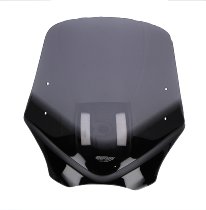 MRA Windscreen V-Flow, grey, with homologation - Aprilia