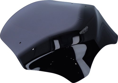 MRA Windscreen V-Flow, grey, with homologation - Aprilia