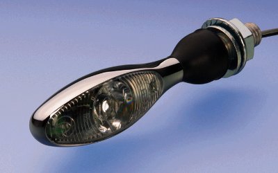 Blinker Kellerm. Micro 1000 LED weiß/chrom