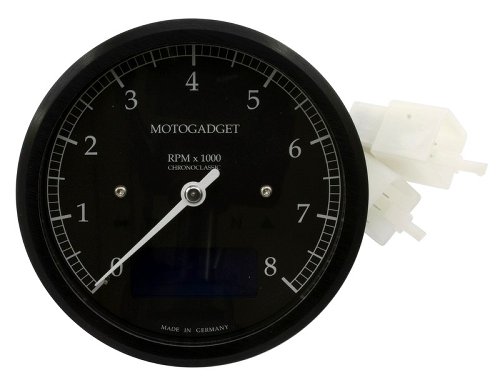 motogadget Chronoclassic 8 Dark Edition (schwarz LCD)