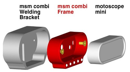 motogadget msm combi Weld-in Cup (stainless steel)