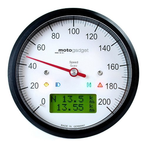 motogadget motoscope classic speedo, black