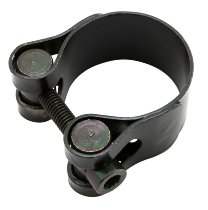 Exhaust clamp 32-35 mm black
