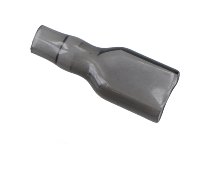 Insulating sleeve, black for flat plug sleeve 6.3mm