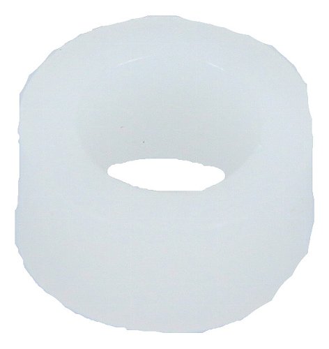Spacer sleeve 6,4x10x5mm, plastic, white