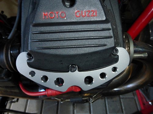 Moto Guzzi Cylinder protection guard, VA, perforated - small