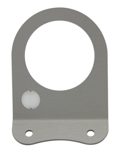 Pannello srtumenti Alluminio 1 strum.80 mm,argento