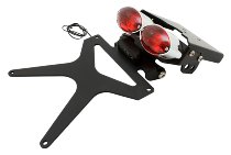 Moto Guzzi Kennzeichenhalter CATEYE-2 Aluminium chrom - V11