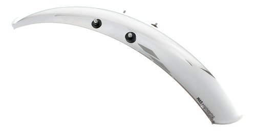 MAS Aluminium front mudguard, short, polished - Moto Guzzi