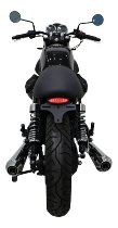 Moto Guzzi support de plaque aluminium avec feu arr LED,