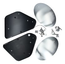 MAS Aluminium side cover for start plate, mat - Moto Guzzi