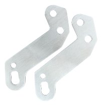 MAS Aluminium indicator holder-kit, mat - Moto Guzzi V7