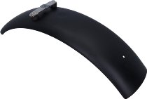 MAS Mudguard front, aluminium, black, matt, with supports -