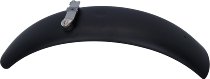 MAS Mudguard front, aluminium, black, matt, with supports -