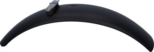 MAS Mudguard front, aluminium, black, matt, with supports -