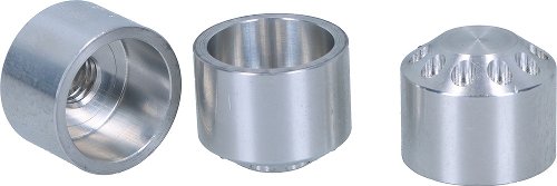 MAS Cover kit engine support bolt, aluminium - Moto Guzzi V7