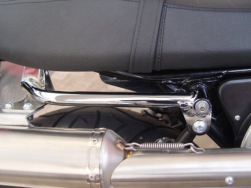 Millepercento Seat holder grips, chrome - Moto Guzzi V7 I+II