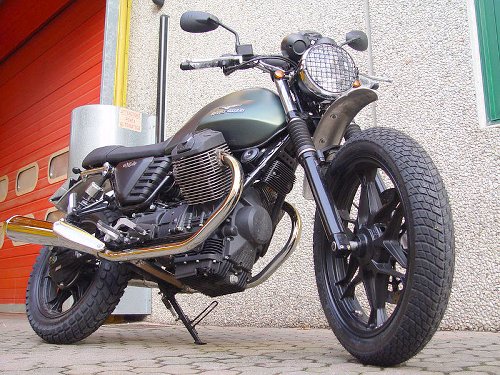 Millepercento Kotflügel vorne hoch, Aluminium - Moto Guzzi