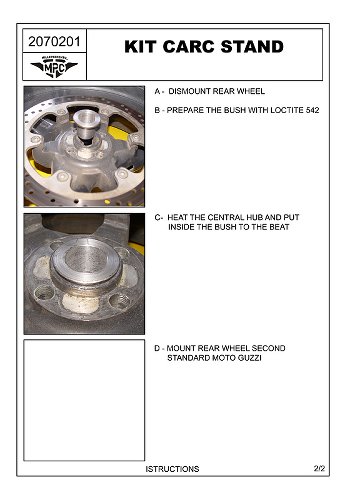 Millepercento Assembly stand for CARC cardan shaft - Moto