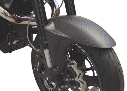 Millepercento Mudguard, carbon front, unpainted - Moto Guzzi