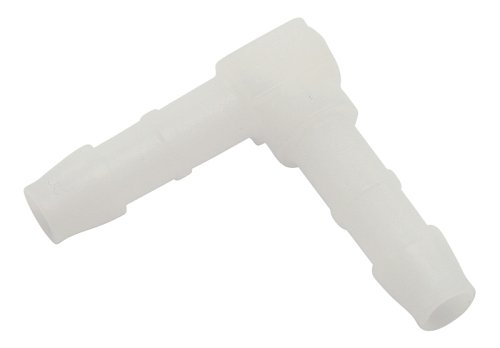 Connecteur du tuyau de carburant forme-L 4mm plastique