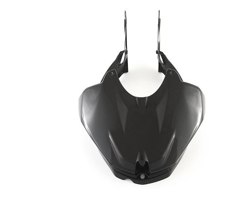 CarbonAttack Fuel tank cover upper with pillion cover glossy